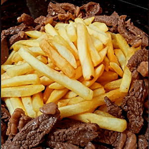 Imagem de Picanha Acebolada com Fritas