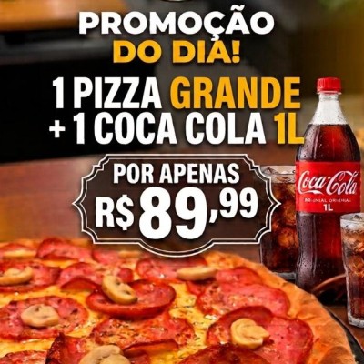 1 Pizza Grande + Coca Cola 1L